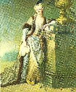 Aved, Jacques-Andre-Joseph the marquise de saint-maur oil painting
